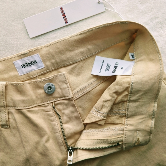 Hudson Jeans Ace Men's Jeans Skinny Extra Fitted Zip Fly Bleached Sand 30 NWT - Picture 12 of 12